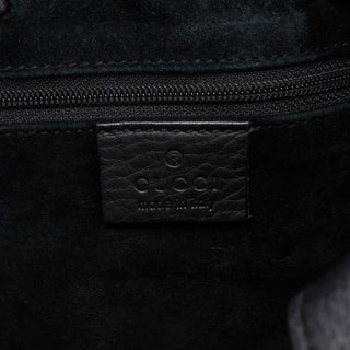 Gucci Black Calfskin Drawstring Tote