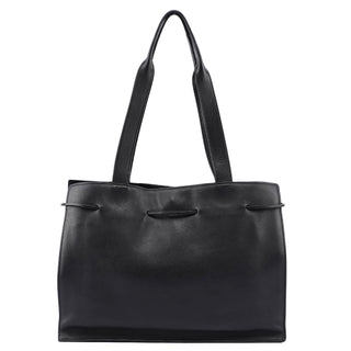 Gucci Black Calfskin Drawstring Tote Bag