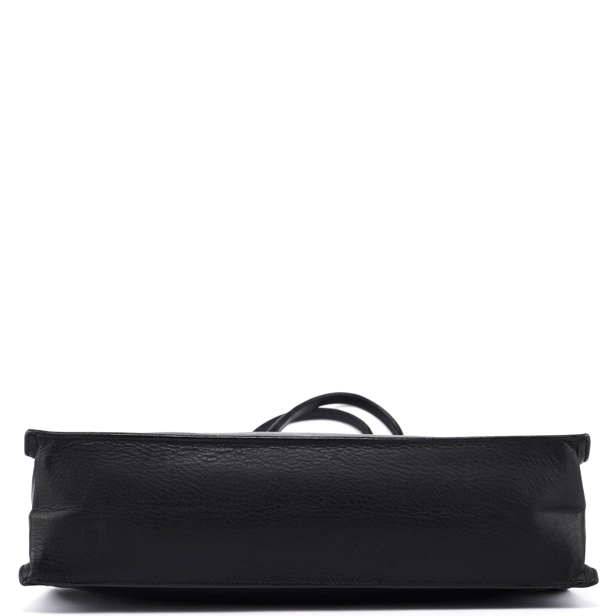 Gucci Black Calfskin Drawstring Tote Bag
