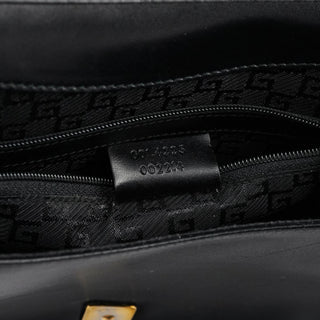 Gucci Black Calfskin Flap Shoulder Bag