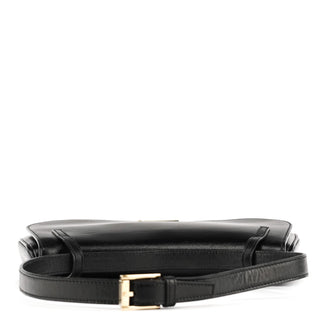 Gucci Black Calfskin Flap Shoulder Bag