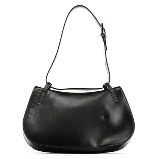 Gucci Black Calfskin Flap Shoulder Bag