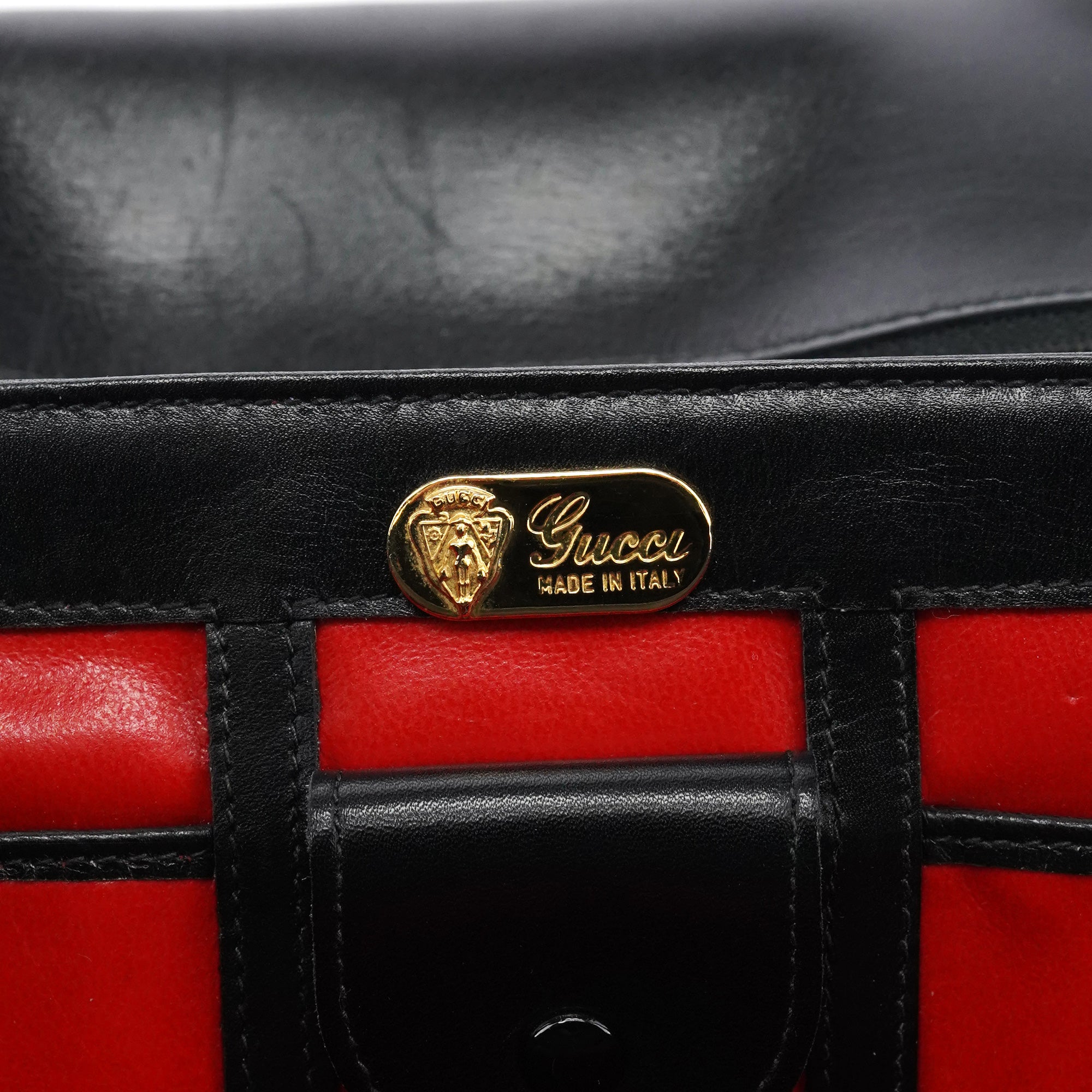 Gucci Black Calfskin G Shoulder Bag