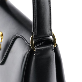 Gucci Black Calfskin G Shoulder Bag