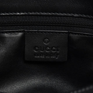 Gucci Black Calfskin Hobo Shoulder Bag