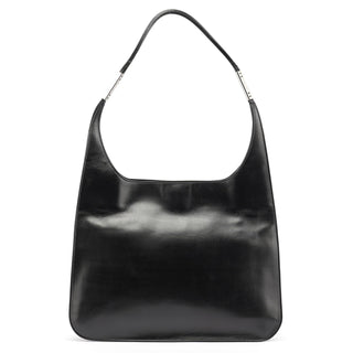 Gucci Black Calfskin Hobo Shoulder Bag