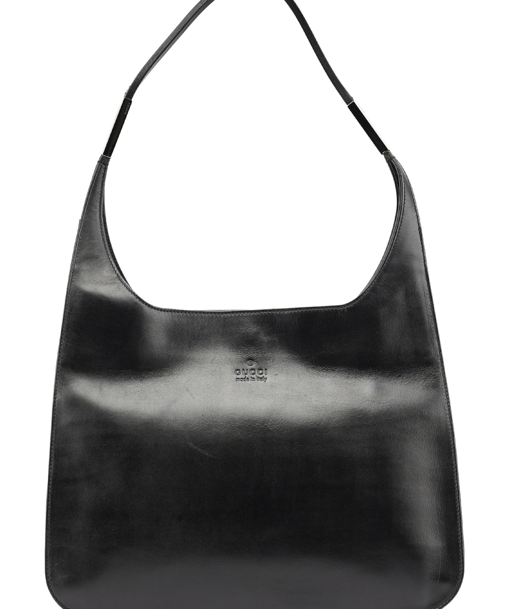 Gucci Borsa hobo in pelle di vitello nera