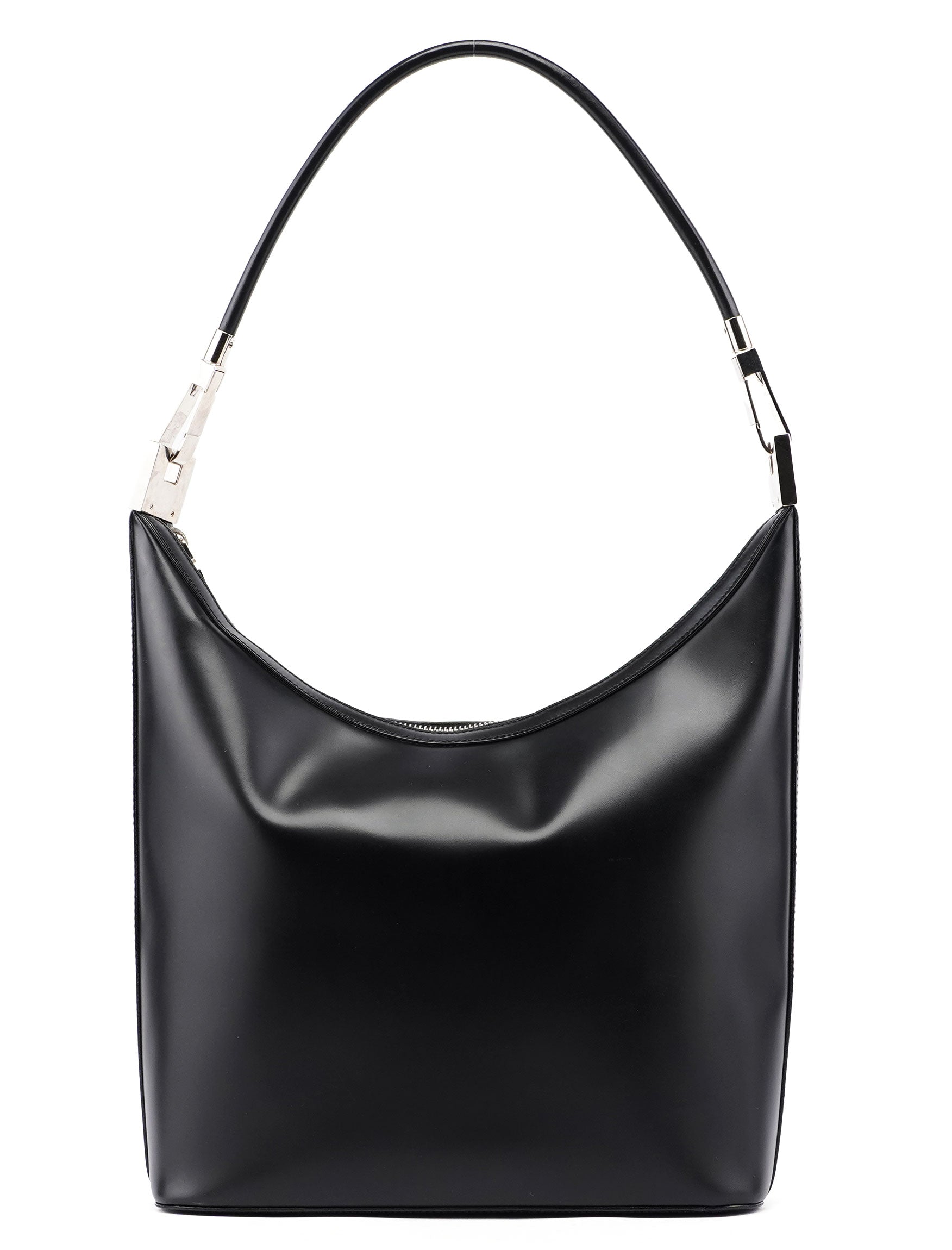 Gucci Black Calfskin Hobo Shoulder Bag