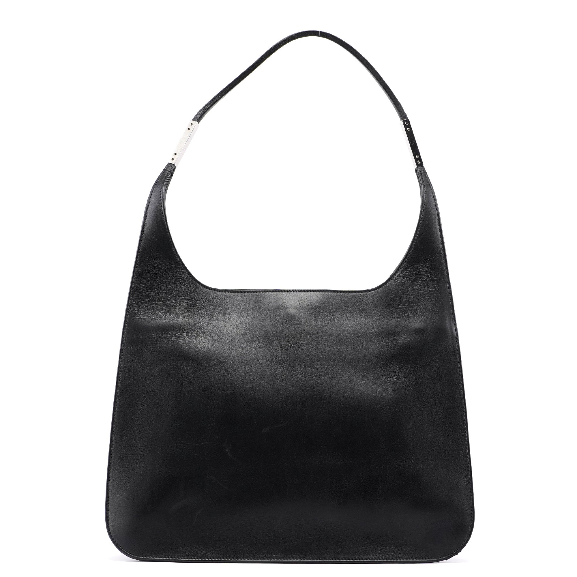 Gucci Black Calfskin Hobo Shoulder Bag