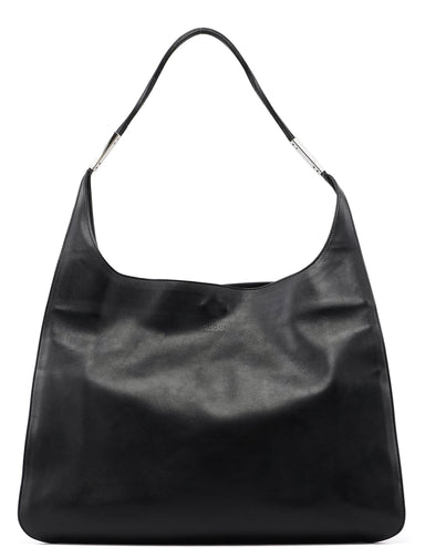 Gucci Black Calfskin Hobo Shoulder Bag