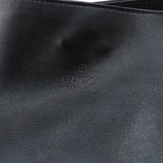 Gucci Black Calfskin Hobo Shoulder Bag