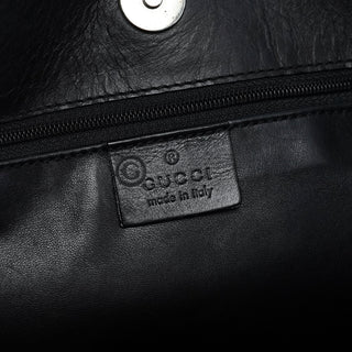 Gucci Black Calfskin Hobo Shoulder Bag