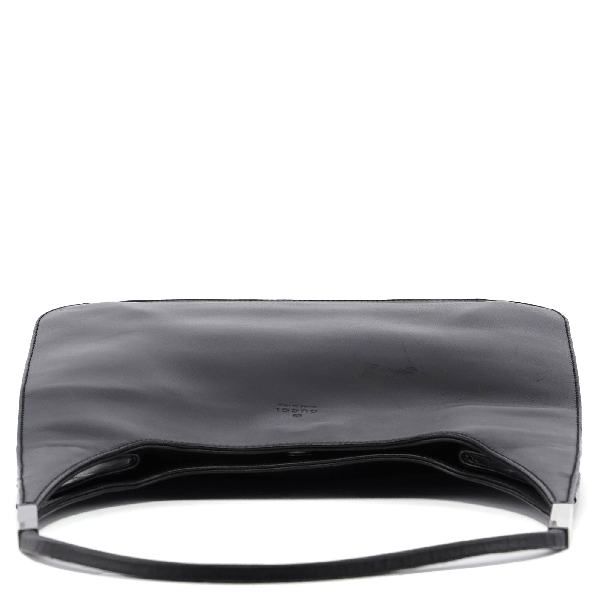 Gucci Black Calfskin Hobo Shoulder Bag