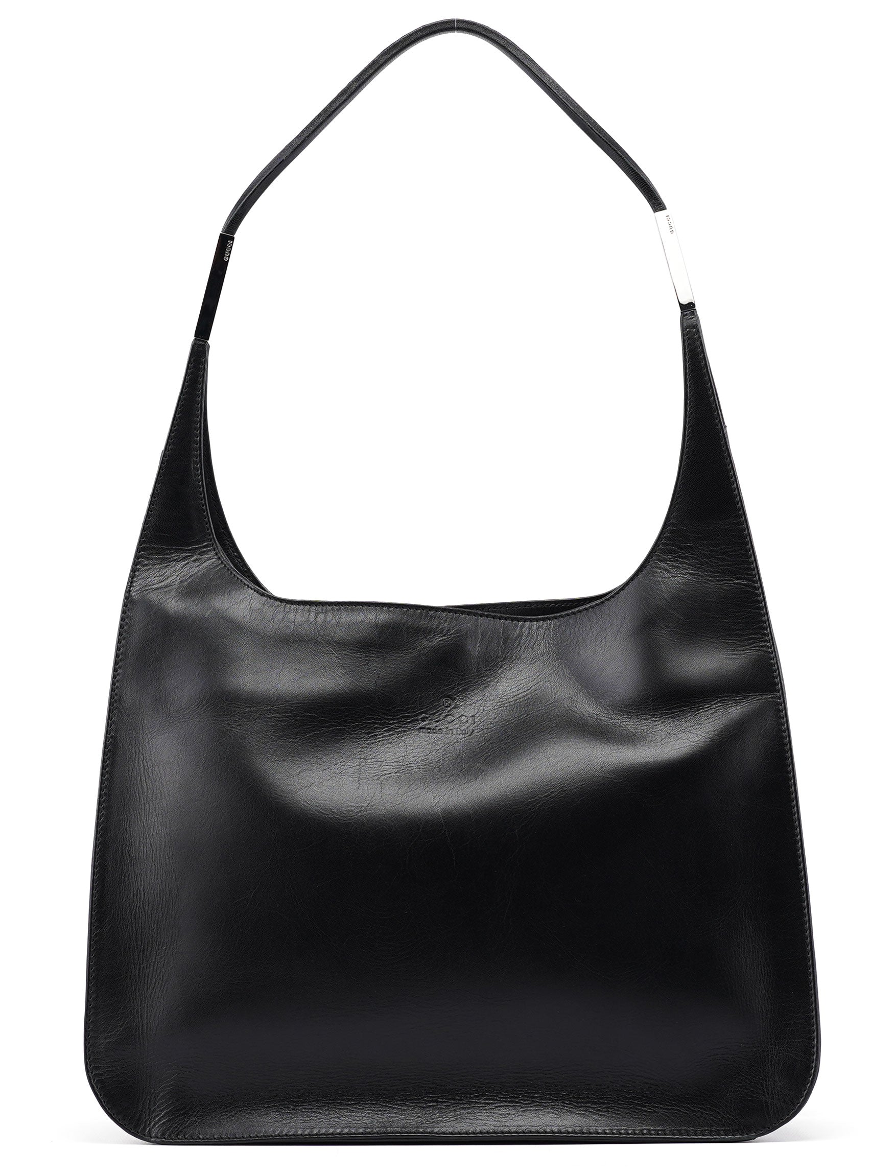 Gucci Black Calfskin Hobo Shoulder Bag