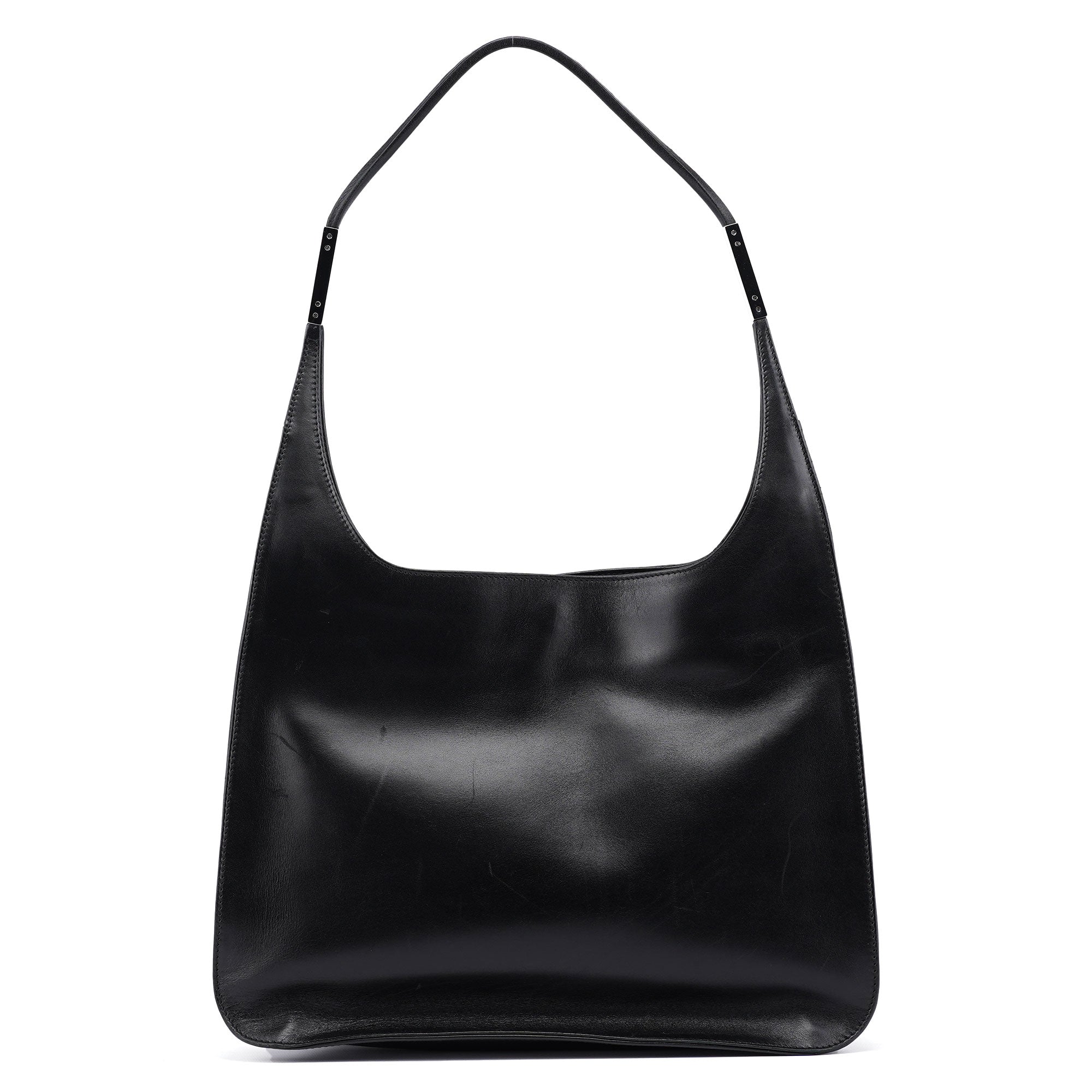 Gucci Black Calfskin Hobo Shoulder Bag