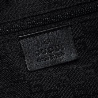 Gucci Black Calfskin Hobo Shoulder Bag