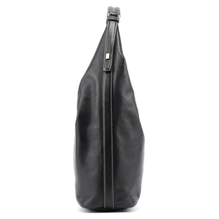 Gucci Black Calfskin Hobo Shoulder Bag