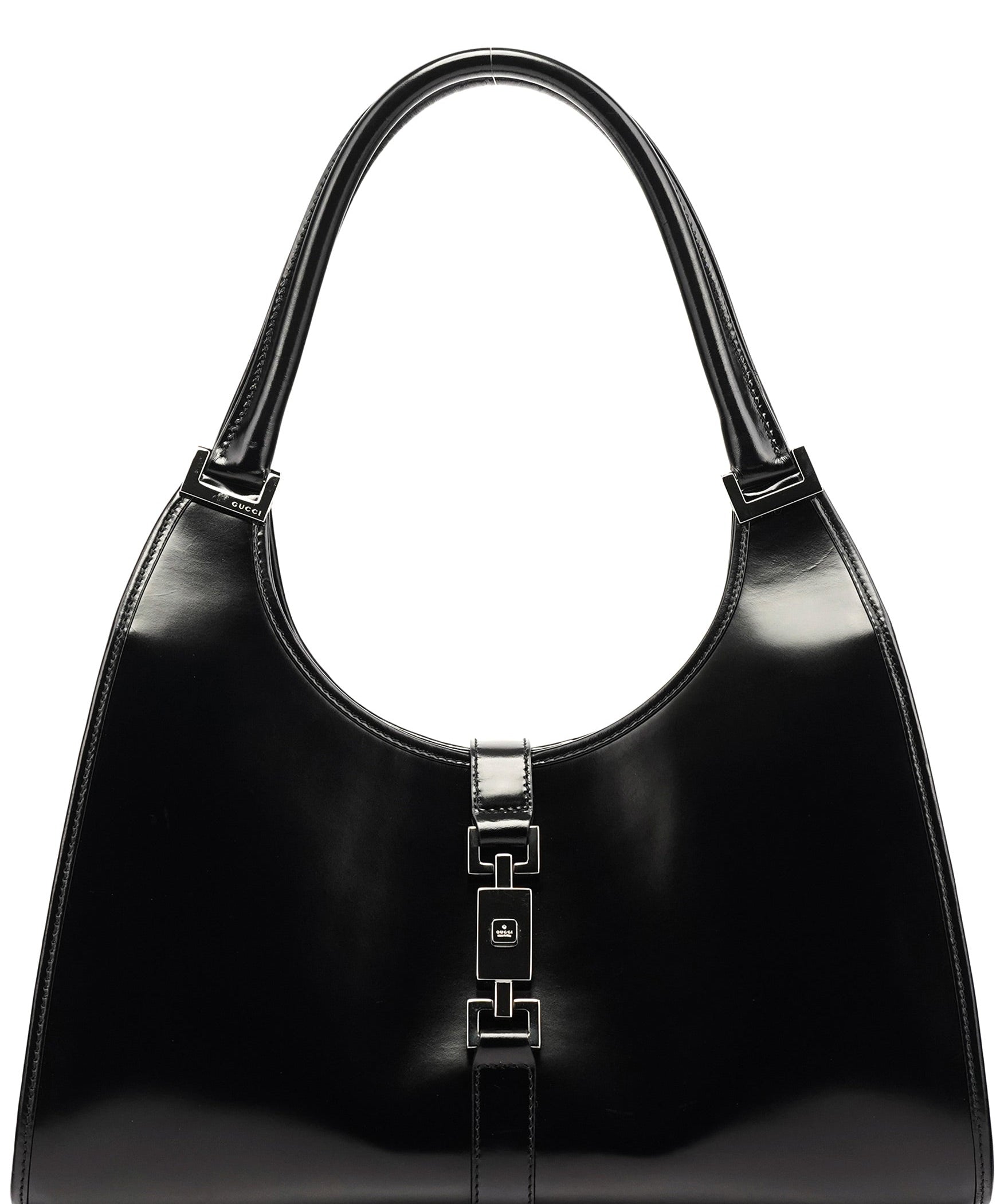 Gucci Black Calfskin Jackie Shoulder Bag