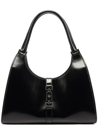Gucci Black Calfskin Jackie Shoulder Bag