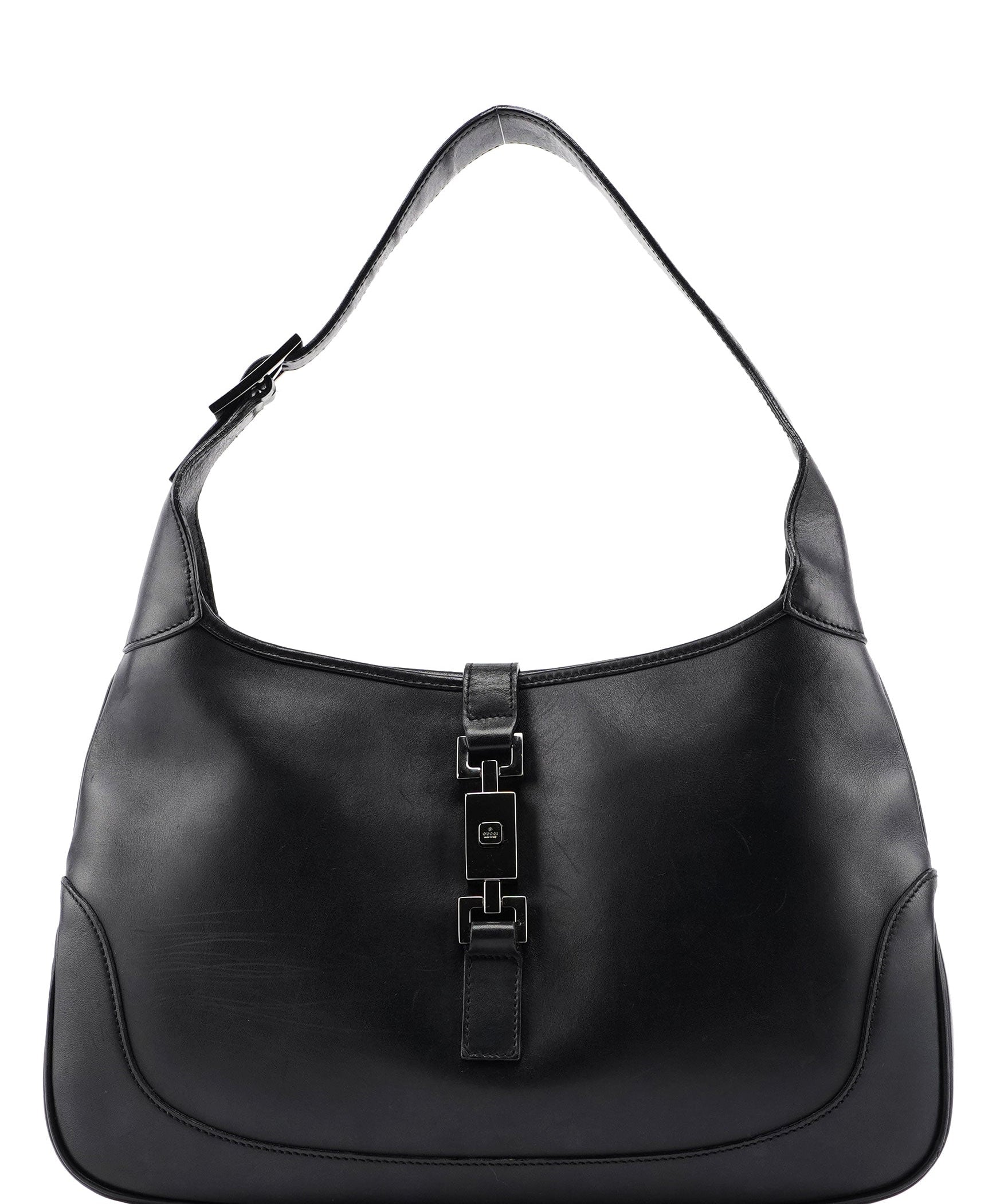 Gucci Black Calfskin Jackie Shoulder Bag