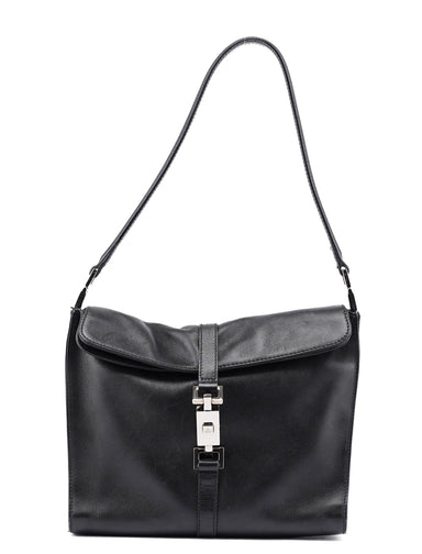 Gucci Black Calfskin Jackie Shoulder Bag