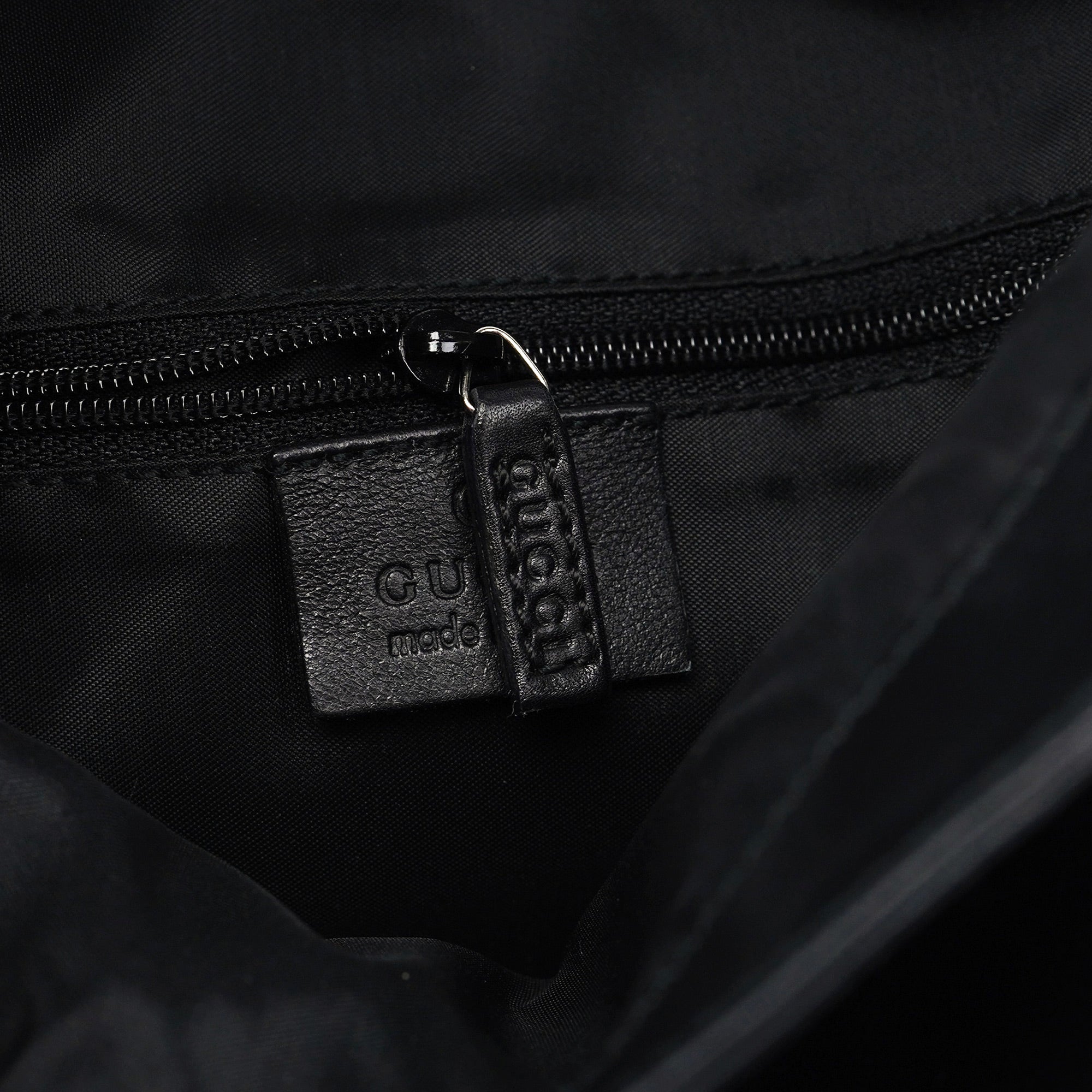 Gucci Black Calfskin Jackie Shoulder Bag