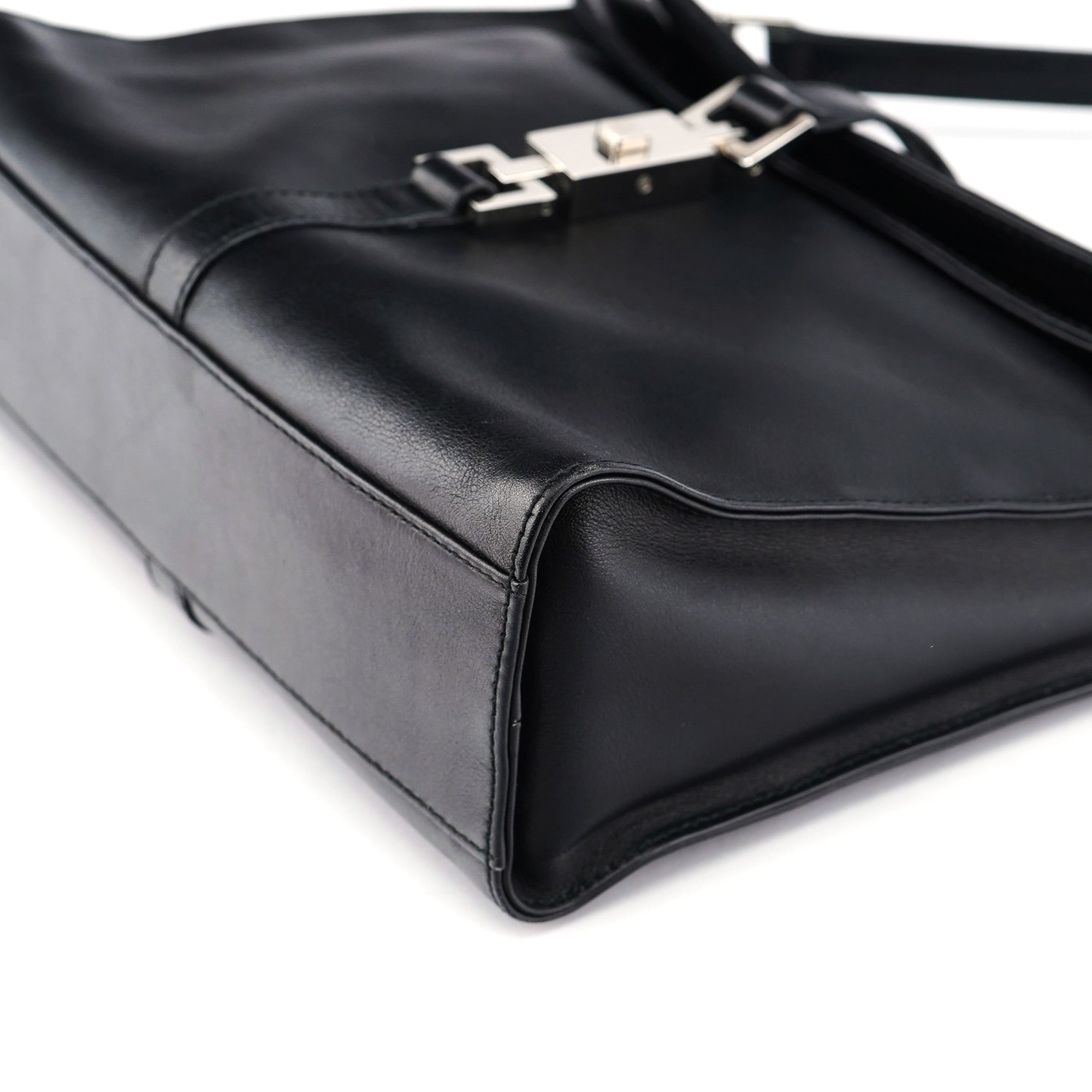 Gucci Black Calfskin Jackie Shoulder Bag