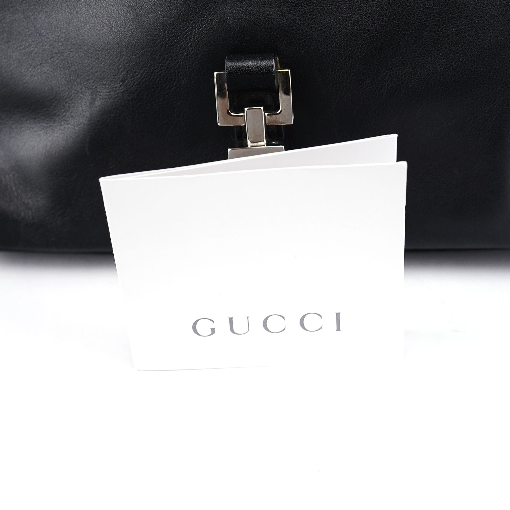 Gucci Black Calfskin Jackie Shoulder Bag