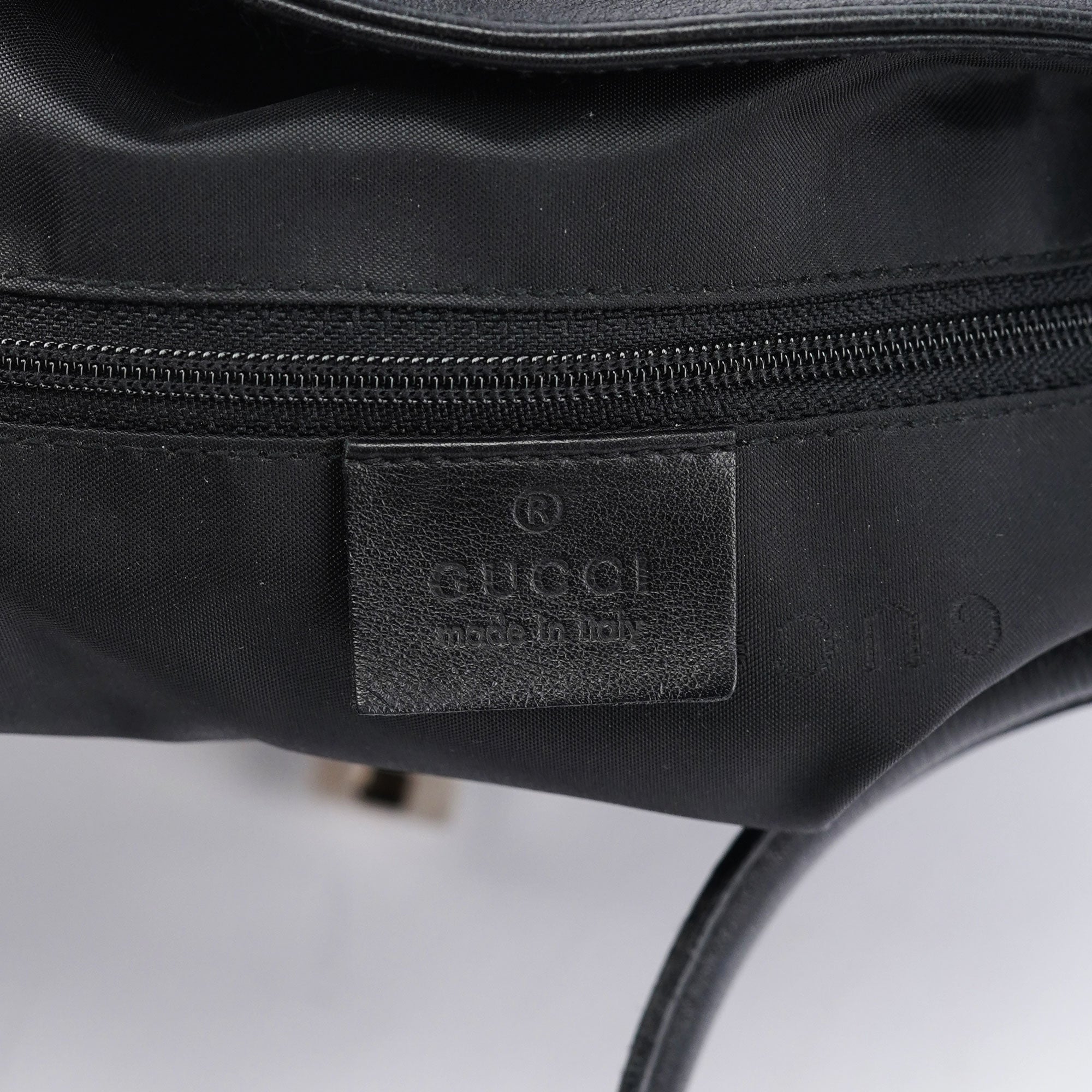 Gucci Black Calfskin Jackie Shoulder Bag