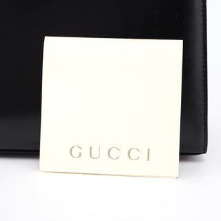 Gucci Black Calfskin Lady Lock Top Handle Bag