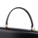 Gucci Black Calfskin Ladylock Top Handle Bag