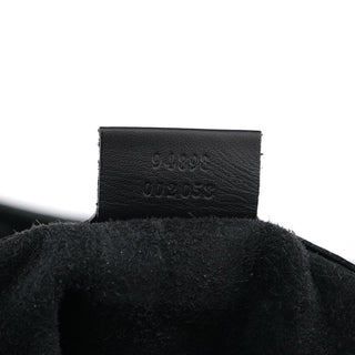 Gucci Black Calfskin Leather Pouch Tote Bag