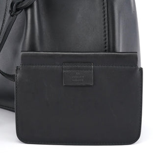 Gucci Black Calfskin Leather Pouch Tote Bag