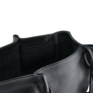 Gucci Black Calfskin Leather Pouch Tote Bag