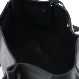 Gucci Black Calfskin Leather Pouch Tote Bag