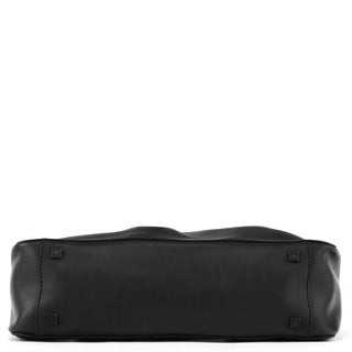 Gucci Black Calfskin Leather Pouch Tote Bag