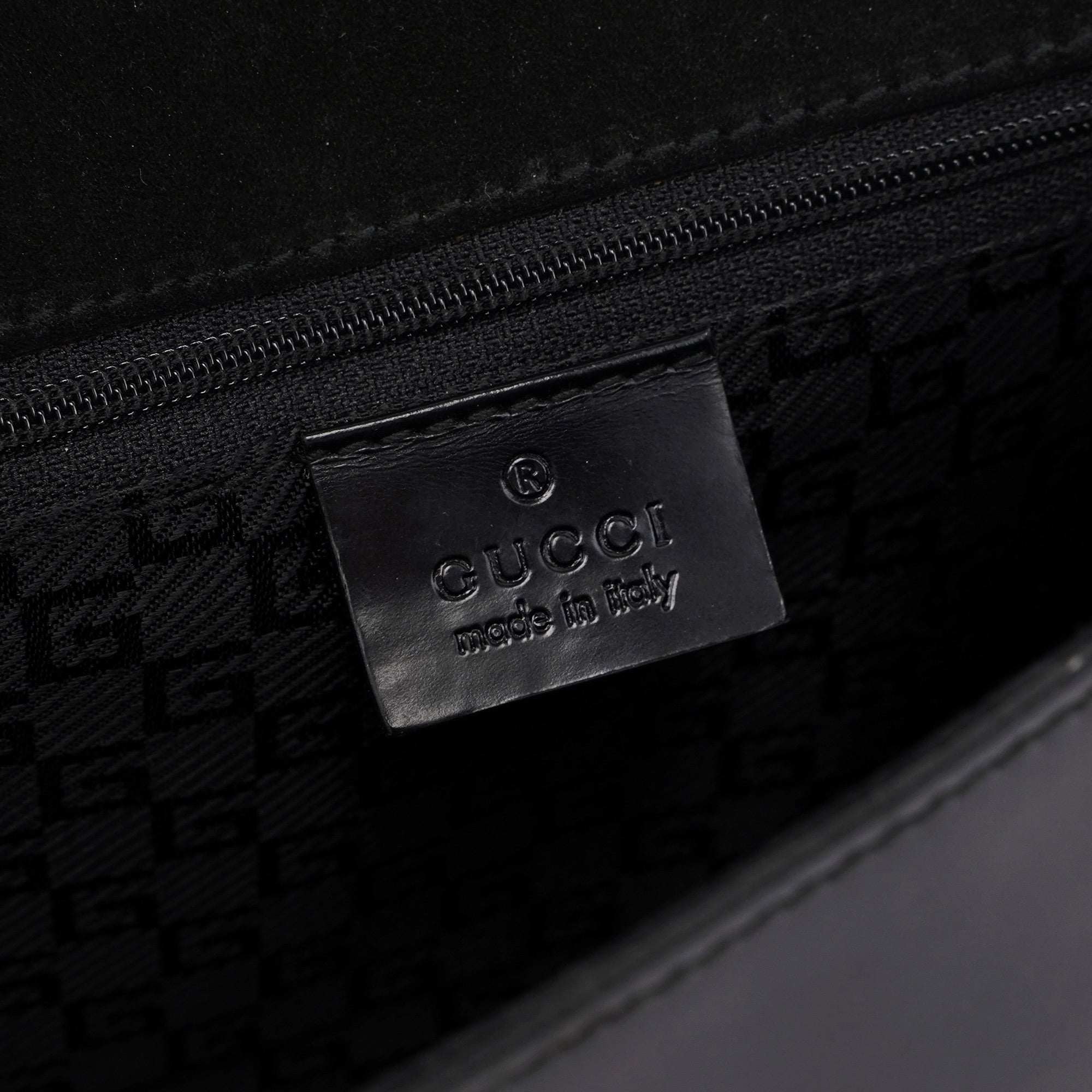 Gucci Black Calfskin Shoulder Bag