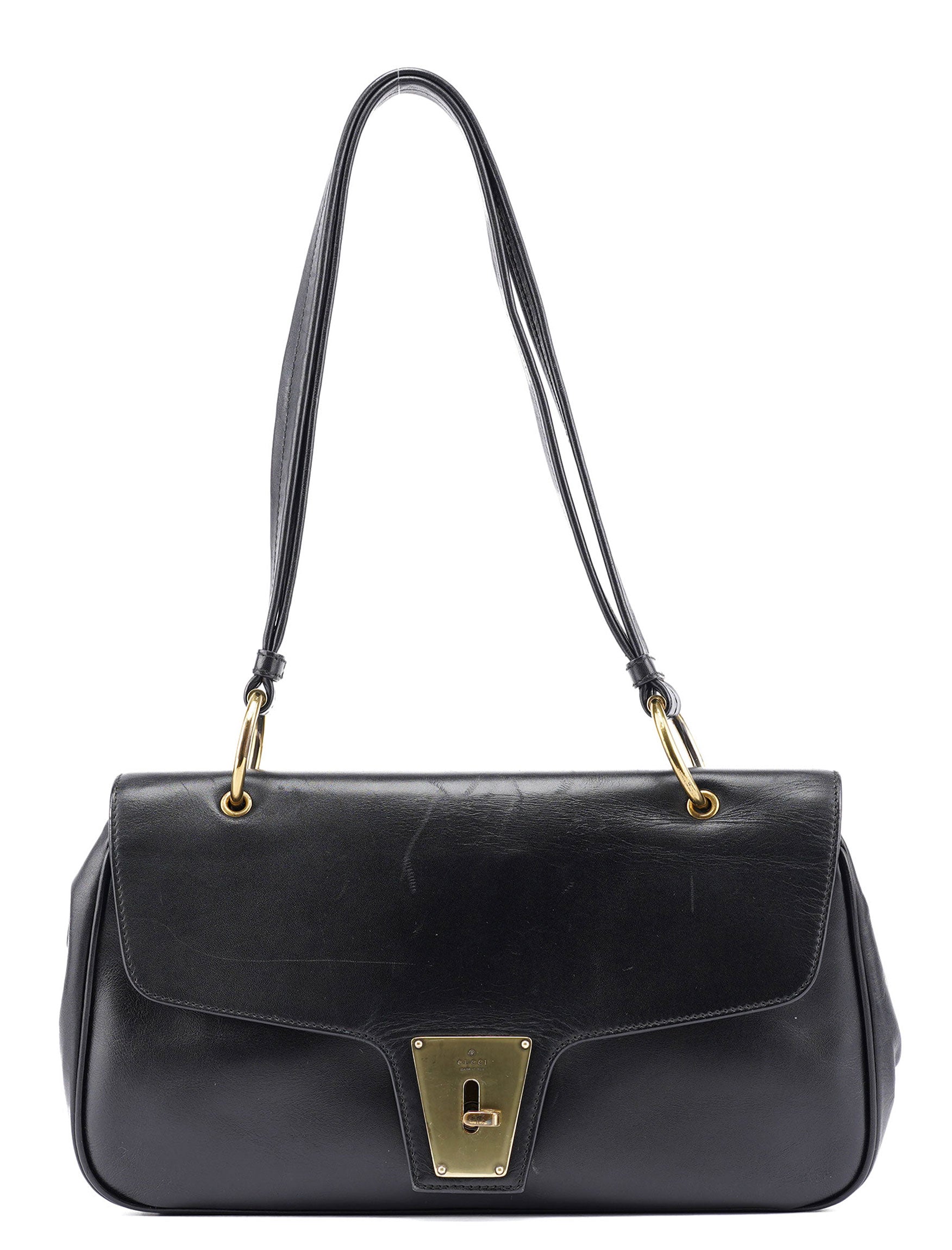 Gucci Black Calfskin Shoulder Bag