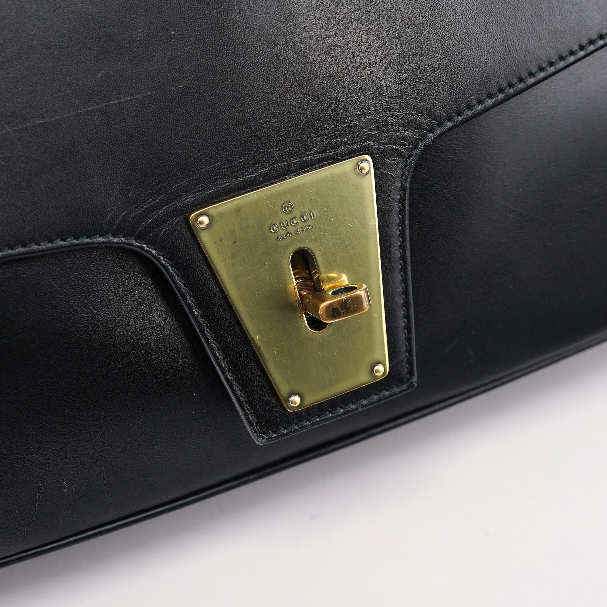 Gucci Black Calfskin Shoulder Bag