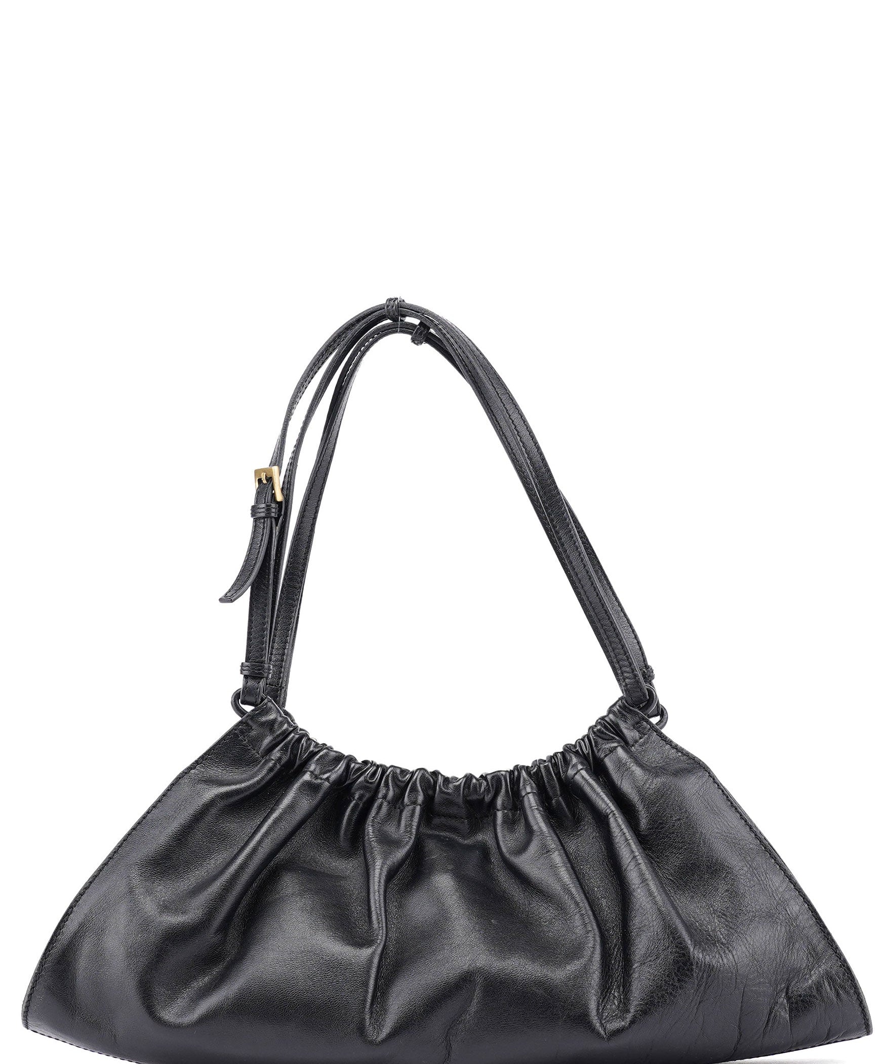 Gucci Sac porté épaule en cuir de veau noir