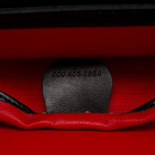 Gucci Black Calfskin Square G 2-Way Bag