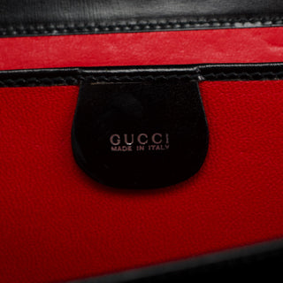 Gucci Black Calfskin Square G 2-Way Bag