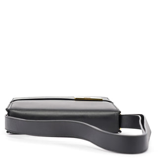 Gucci Black Calfskin Square G Shoulder Bag