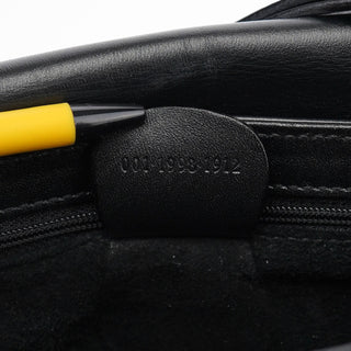 Gucci Black Calfskin Square G Shoulder Bag