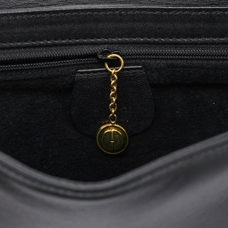 Gucci Black Calfskin Square G Shoulder Bag