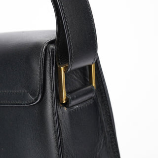 Gucci Black Calfskin Square G Shoulder Bag