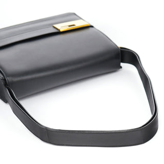 Gucci Black Calfskin Square G Shoulder Bag