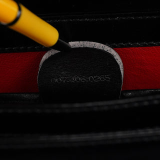 Gucci Black Calfskin Square G Shoulder Bag