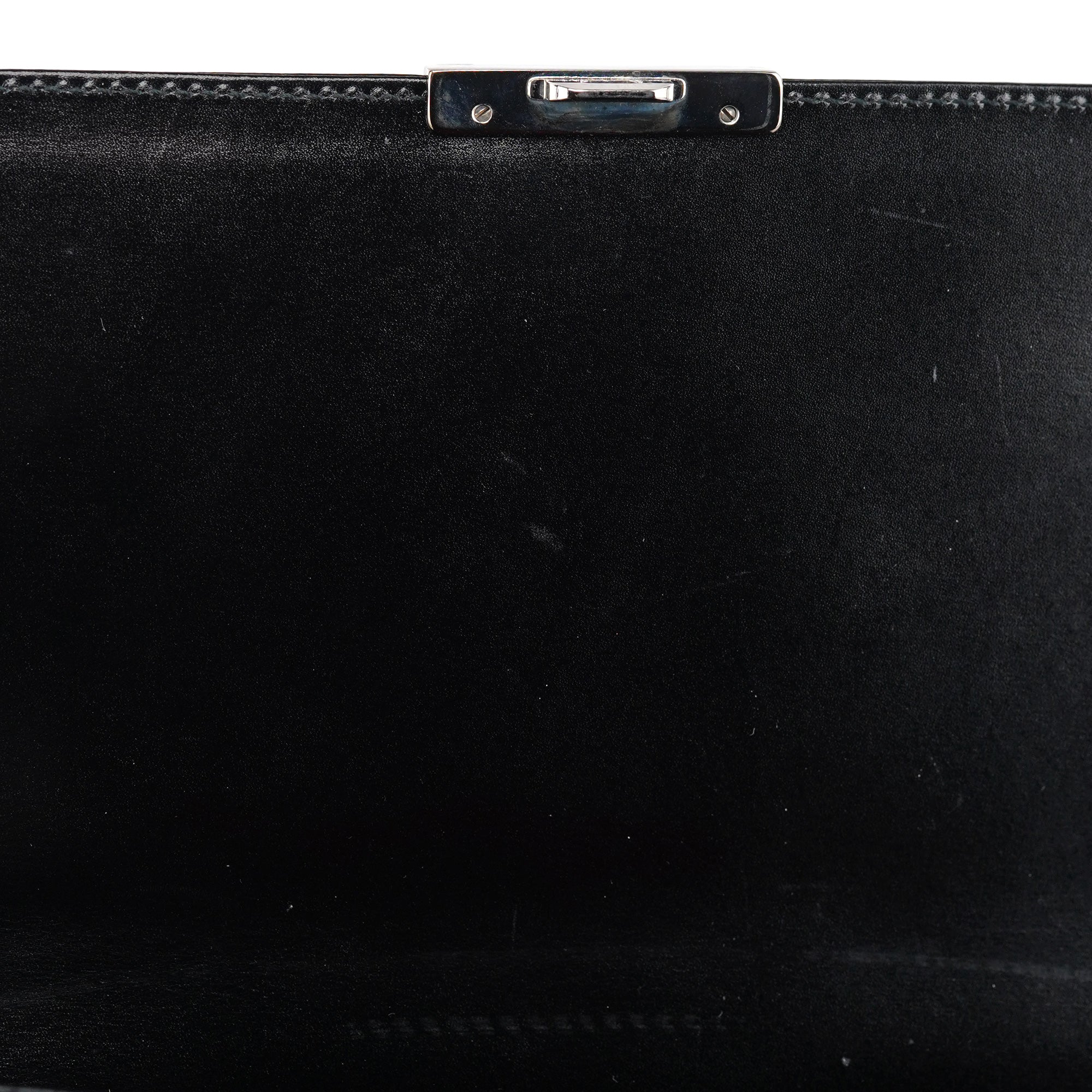 Gucci Black Calfskin Square G Shoulder Bag