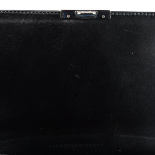 Gucci Black Calfskin Square G Shoulder Bag